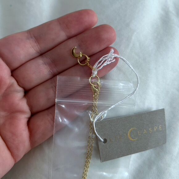 Lili Claspe Rope the Moon Gold Pilates Lariat Necklace - Picture 3 of 8